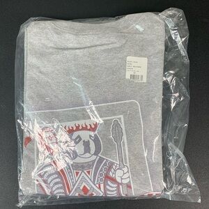 Big Dogs NWT sealed gray “King of the Grill” short sleeve tee shirt